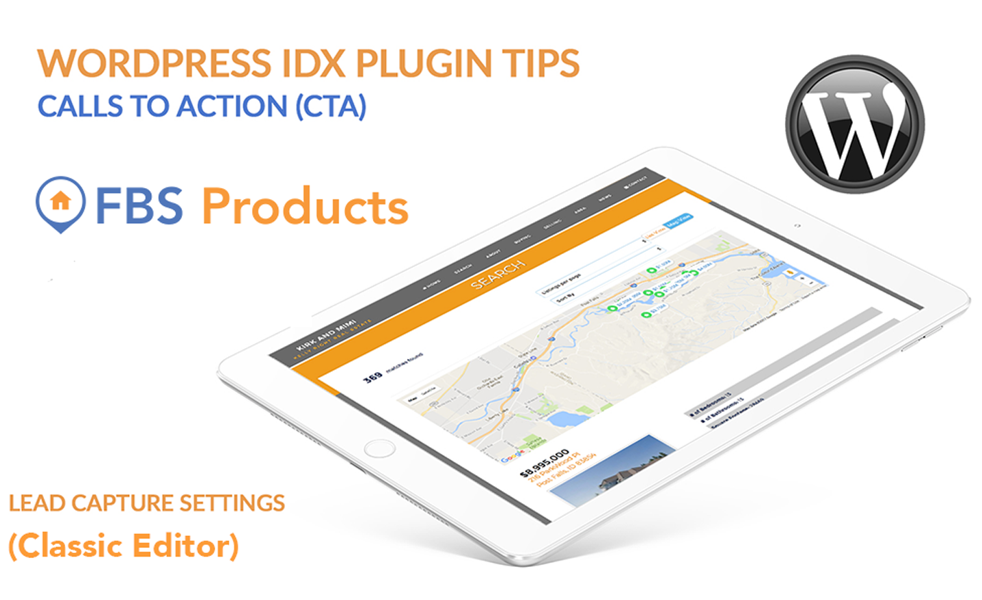 Wordpress IDX widget tip